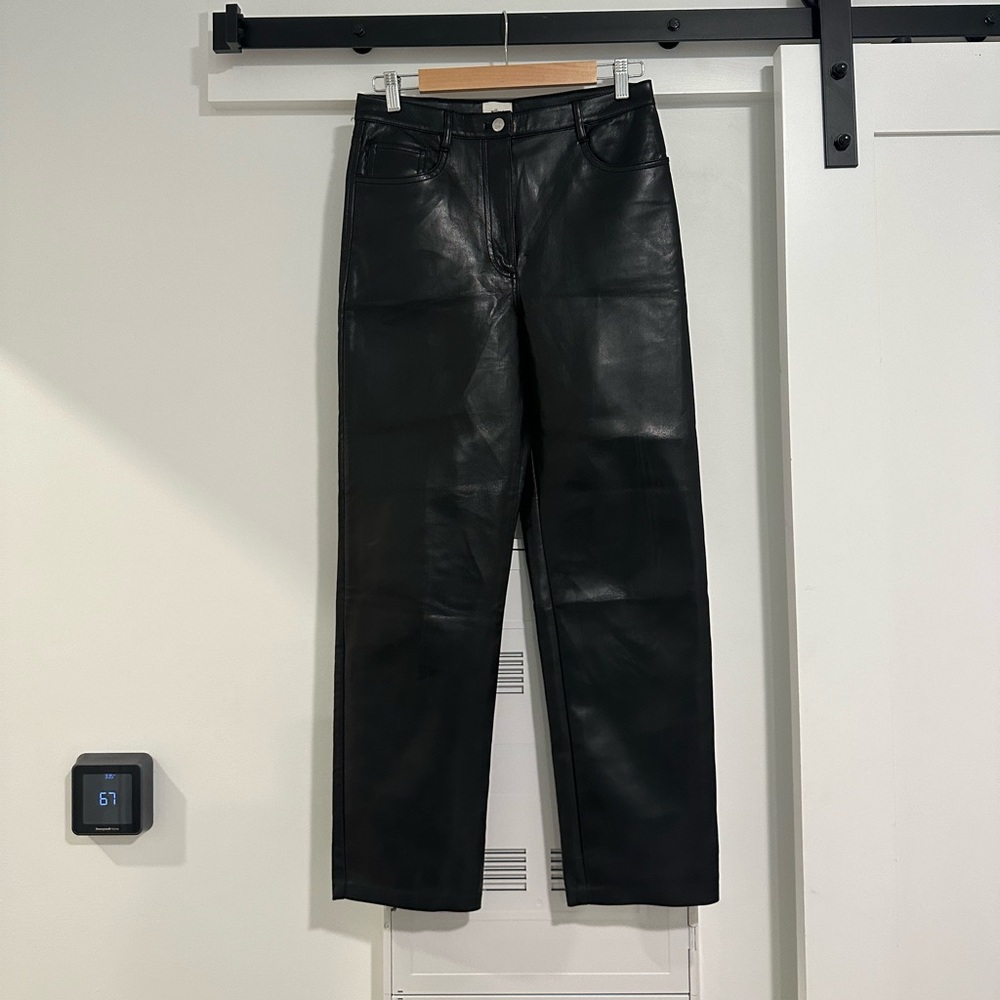 Aritzia leather pants